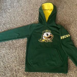 The mighty fighting Oregon ducks sweatshirt, like new condition